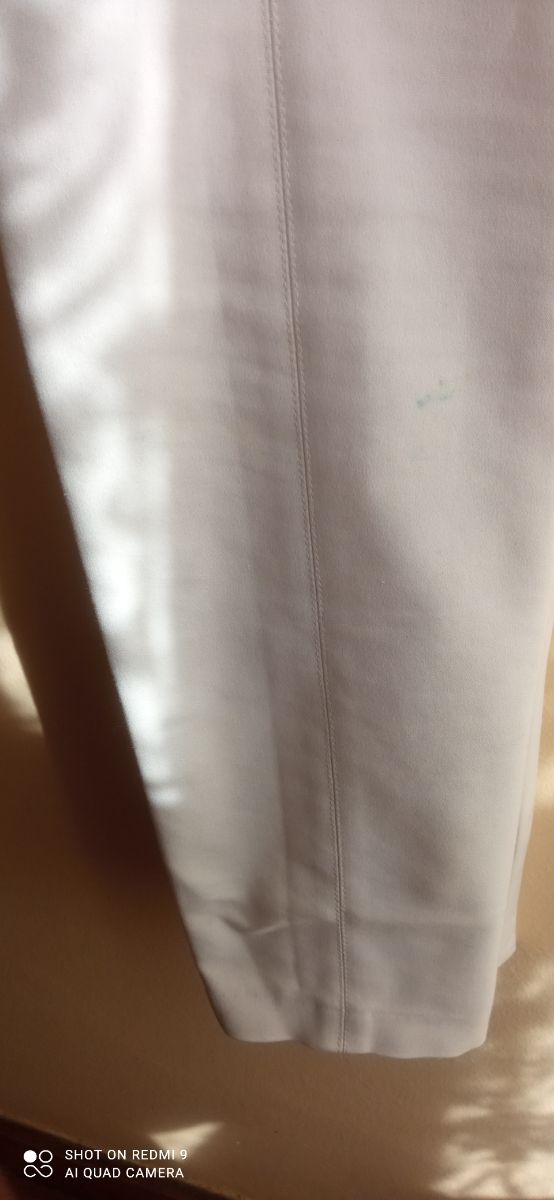 pantalón algodon doble. Zara