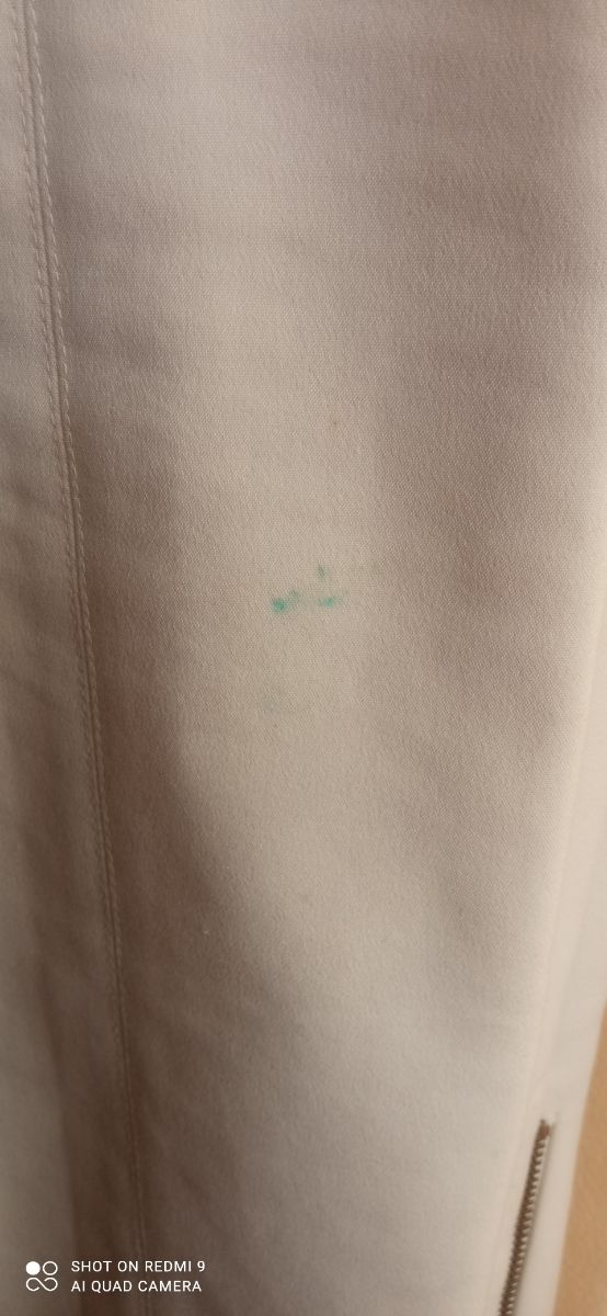 pantalón algodon doble. Zara