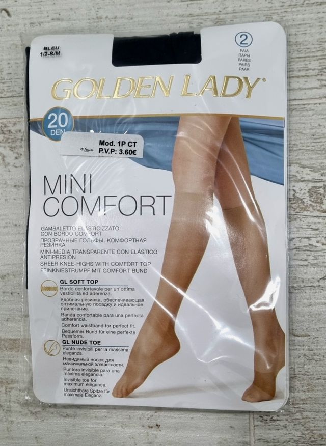 3 Pack de 2 pares de MiniMedias de  Golden Lady 