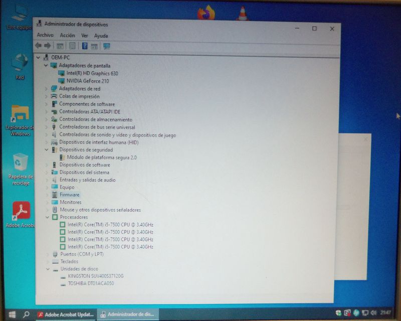 HP PRODESK 600 G3 i5-7500 3,40GHz 4G RAM SSD 120 afbeelding 8