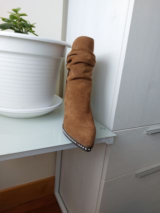 Botines camperos piel 