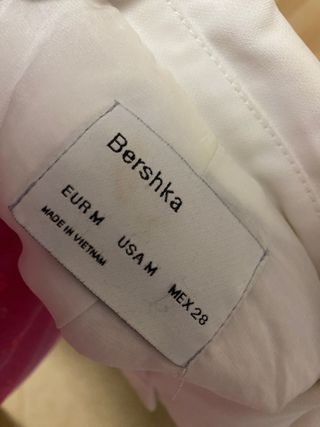 Blazers blanca Bershka