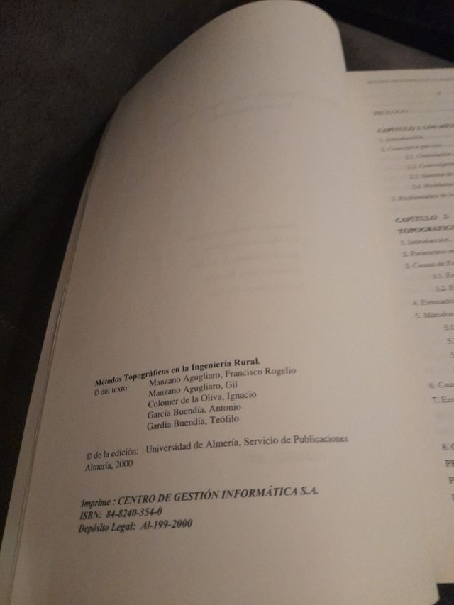 Metodos topográficos en la Ingeniería Rural