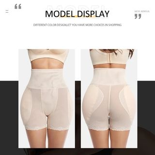 Bragas acolchadas realzador de cintura y glúteos 