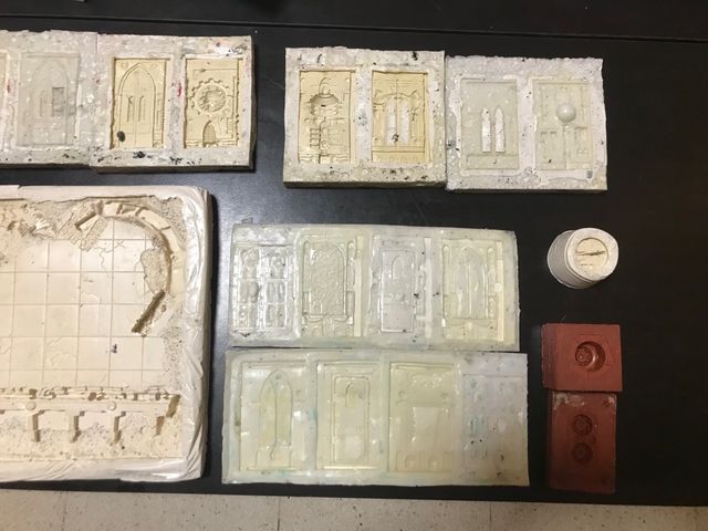 Warhammer bits moldes de silicona 