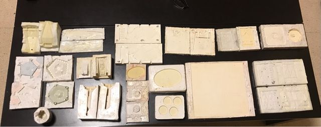 Warhammer bits moldes de silicona 