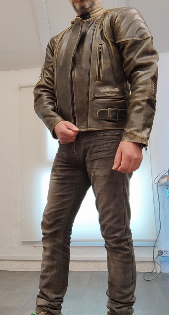 Jaqueta moto Garibaldi Vintage