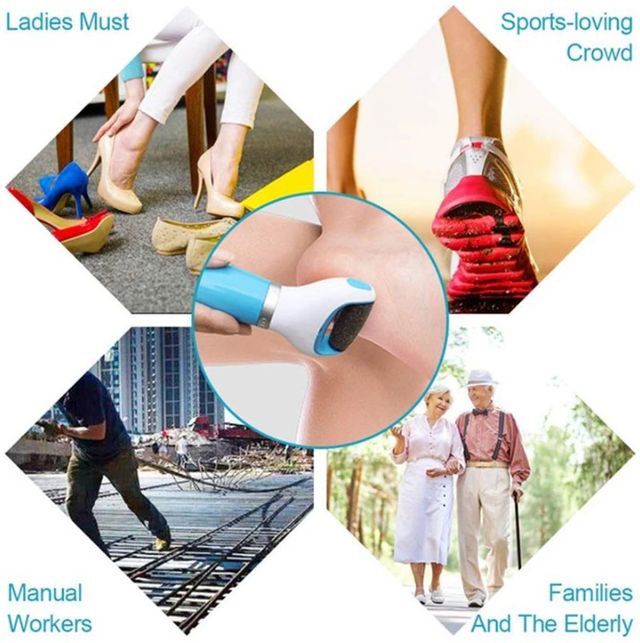 Rebarbadora de pés elétrica, mais dois rolos.