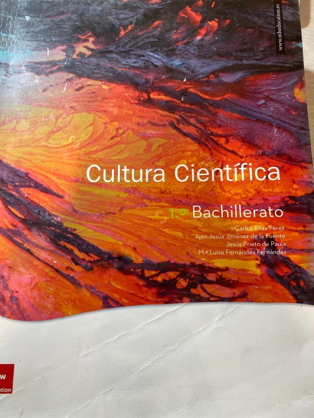 Libro Cultura Científica 1° Bach