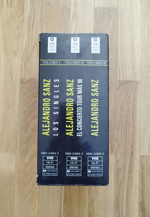 Alejandro Sanz Los videos VHS