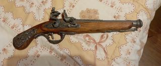 riproduzione pistola flintlock inglese 18° secolo