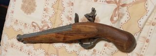 riproduzione pistola flintlock inglese 18° secolo