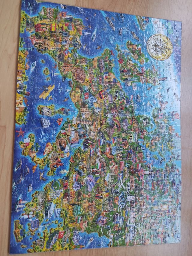 Lote laminas de puzle