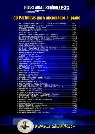 "50 Partituras Para Aficionados Al Piano" - VOL 5