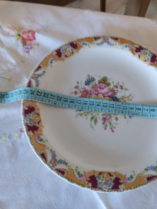 Teiera con piatto in Limoges . Vintage