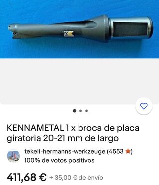 Broca refrigerada 20-21 mm