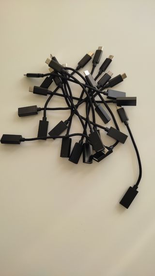 10 adaptadores usb hembra a usb C