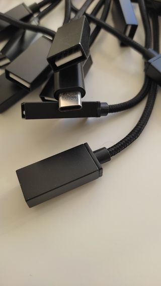 10 adaptadores usb hembra a usb C