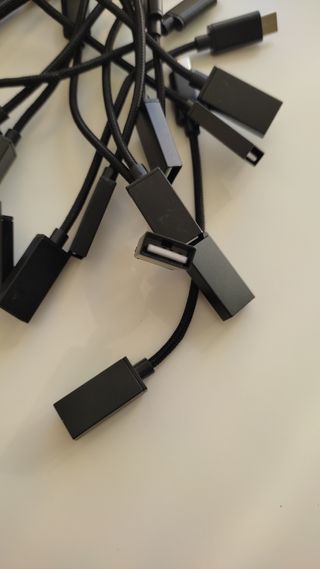 10 adaptadores usb hembra a usb C