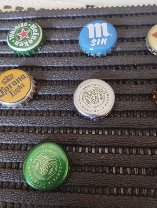 chapas de cerveza 
