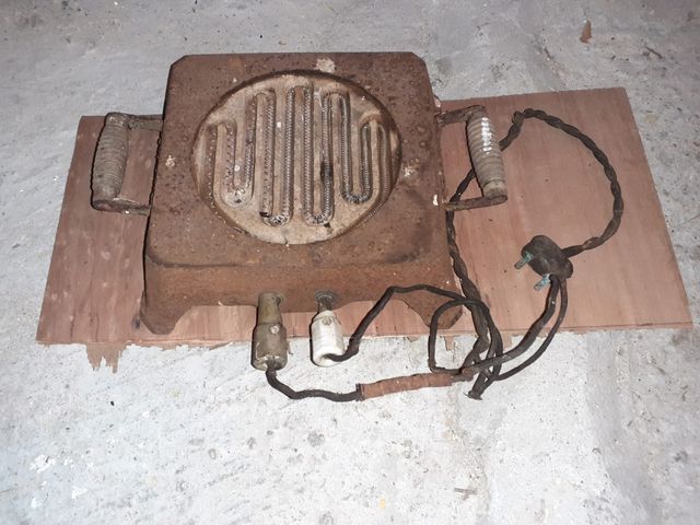 Hornillo electrico  años 60 ideal decorar.ver 125v