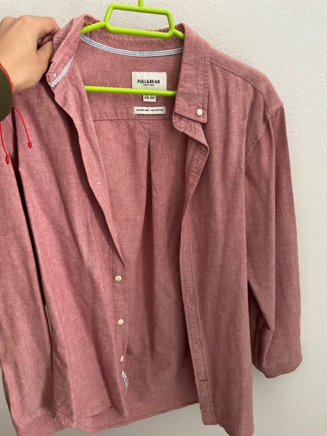 Camisa rosa Pull and bear