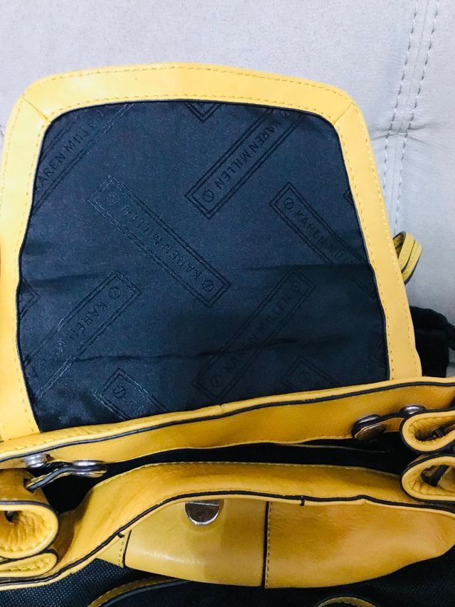 Bolso Karen Millen amarillo