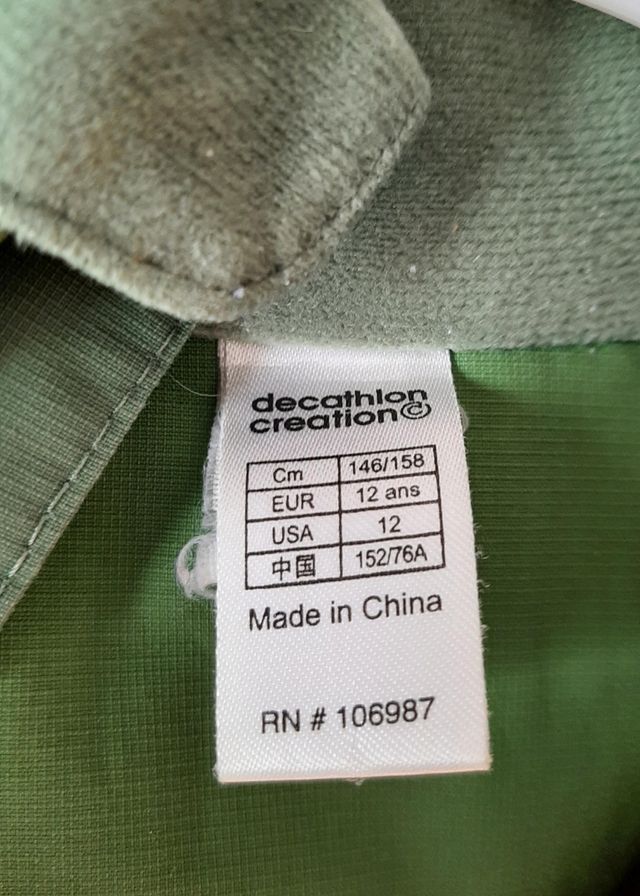 Abrigo niño talla 12