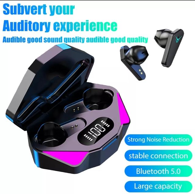 Auriculares inalámbricos TWS luces led