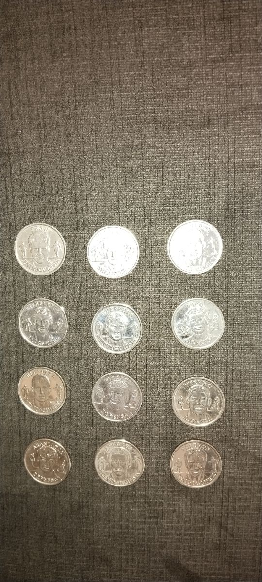 Lote de 12 moedas Selection Espanhola