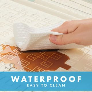 Alfombra infantil para jugar en el suelo 2m x 1.8m