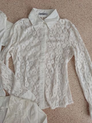 3 camisas impecables talla M preciosas, poco uso
