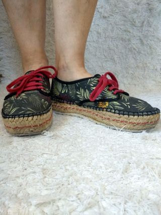 Zapatillas esparto para las noches de verano 