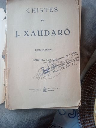 Chistes de JOAQUÍN XAUDARÓ