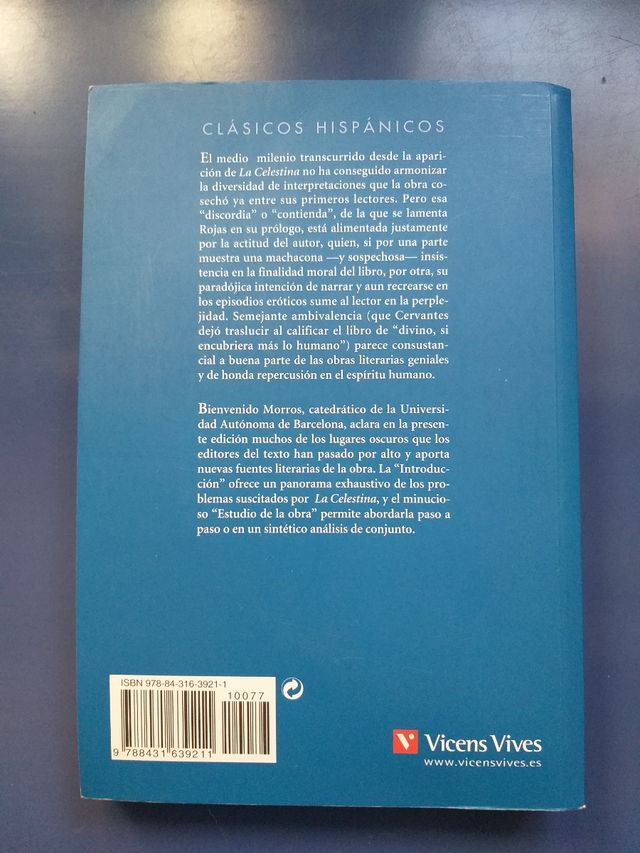 La Celestina. Fernando de Rojas