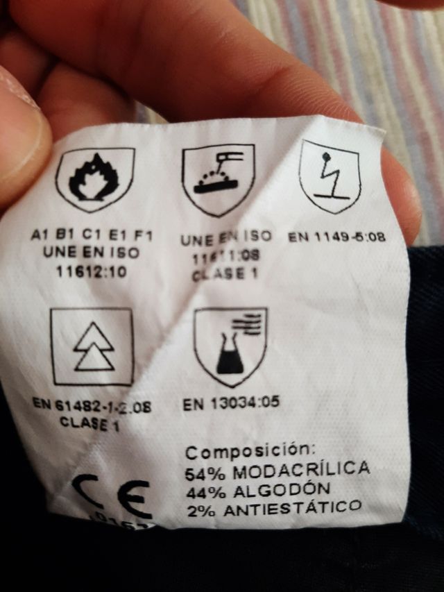 Pantalón ignífugo talla L