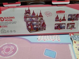 Casa muñecas 3d con luces para montar