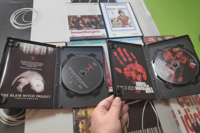 Ganga lote de 9 DVDs, a 60 céntimos la peli