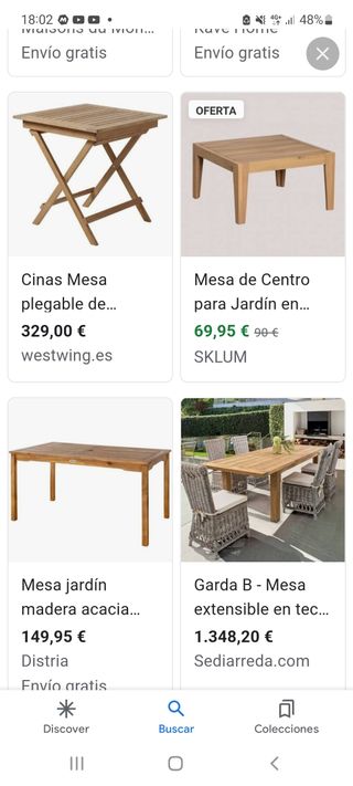 mesas en madera maciza  a medida