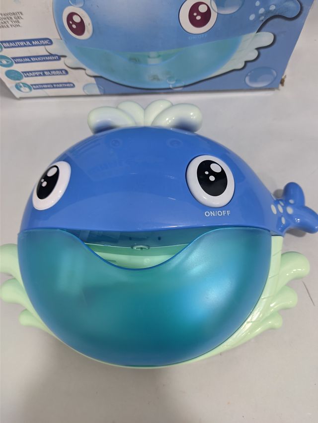 Juguetes de Baño Ballena Burbujas