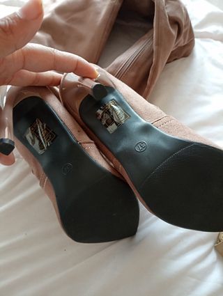 Botas beige melocotón 