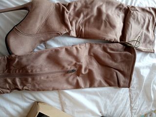 Botas beige melocotón 