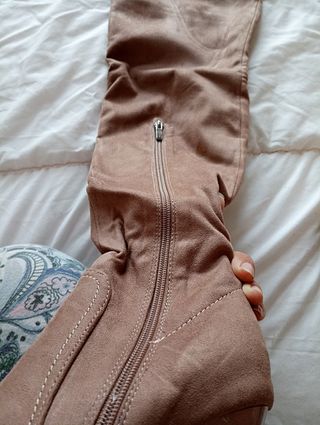 Botas beige melocotón 