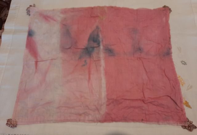 ABECEDARIO BORDADO PUNTO DE CRUZ.ANTIGUO 1901.