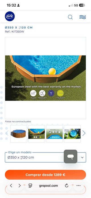 Piscina desmontable Gre Pacific