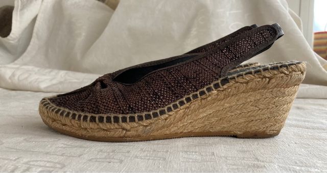 Cuñas esparto Juncal Aguirre. Talla 35.