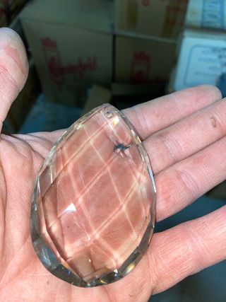 Repuestos de prismas de Cristal muy antiguos