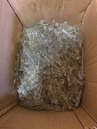 Repuestos de prismas de Cristal muy antiguos