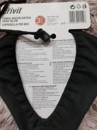 Funda Crivit para sillín de bicicleta