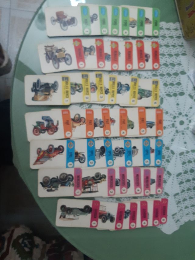 Antico mazzo di carte 1968